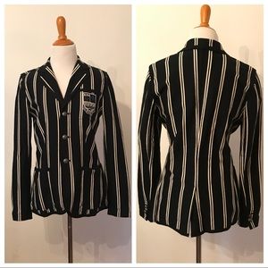 Striped cricket blazer by Rugby Ralph Lauren - S